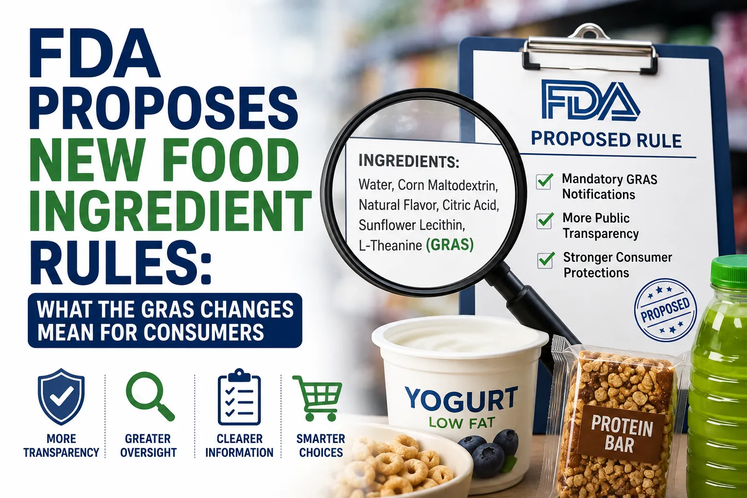 FDA Proposes New Food Ingredient Rules: What the GRAS Changes Mean for Consumers