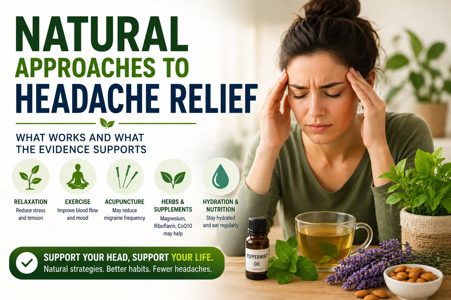 Natural Approaches to Headache Relief and What Evidence Supports Them