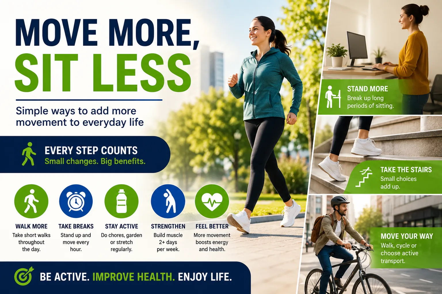 How to Reduce Sedentary Behavior and Add More Movement to Everyday Life