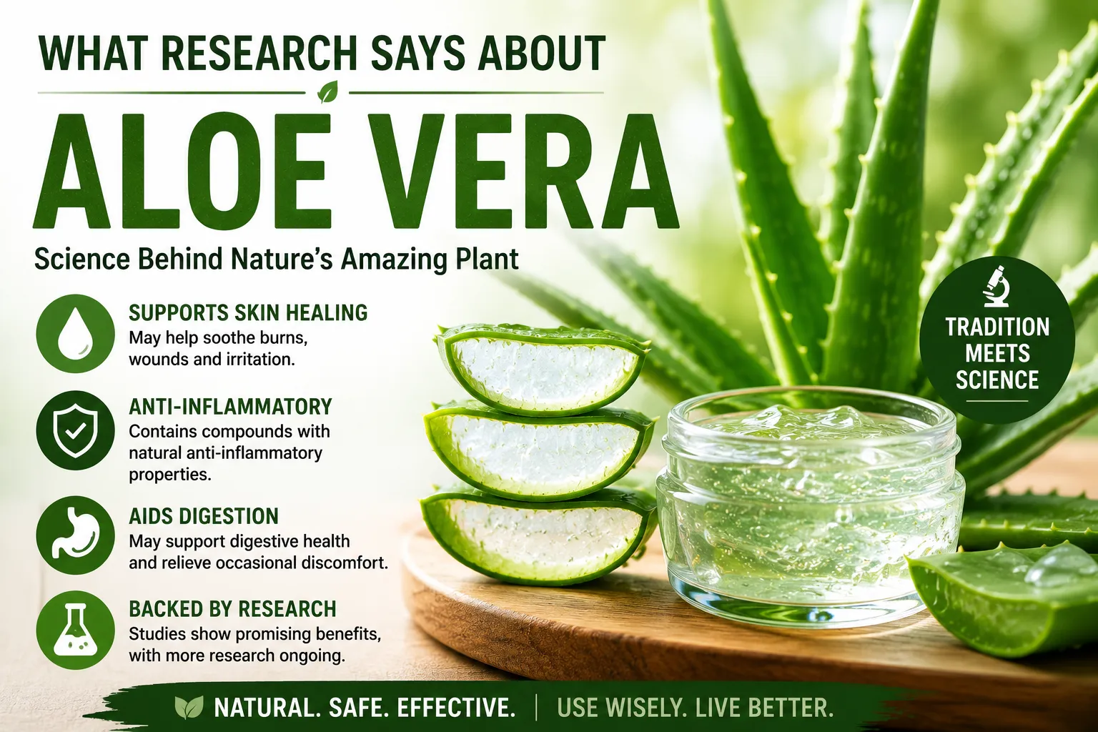 What Research Says About Aloe Vera