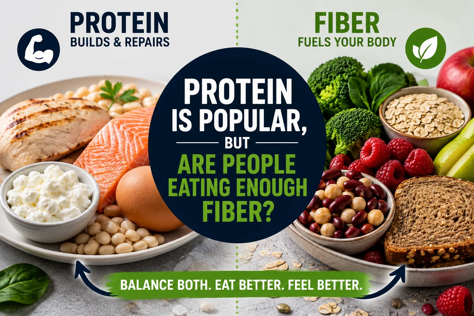 Protein Is Popular, But Are People Eating Enough Fiber?