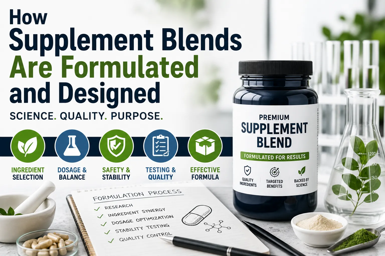 How Supplement Blends Are Formulated and Designed