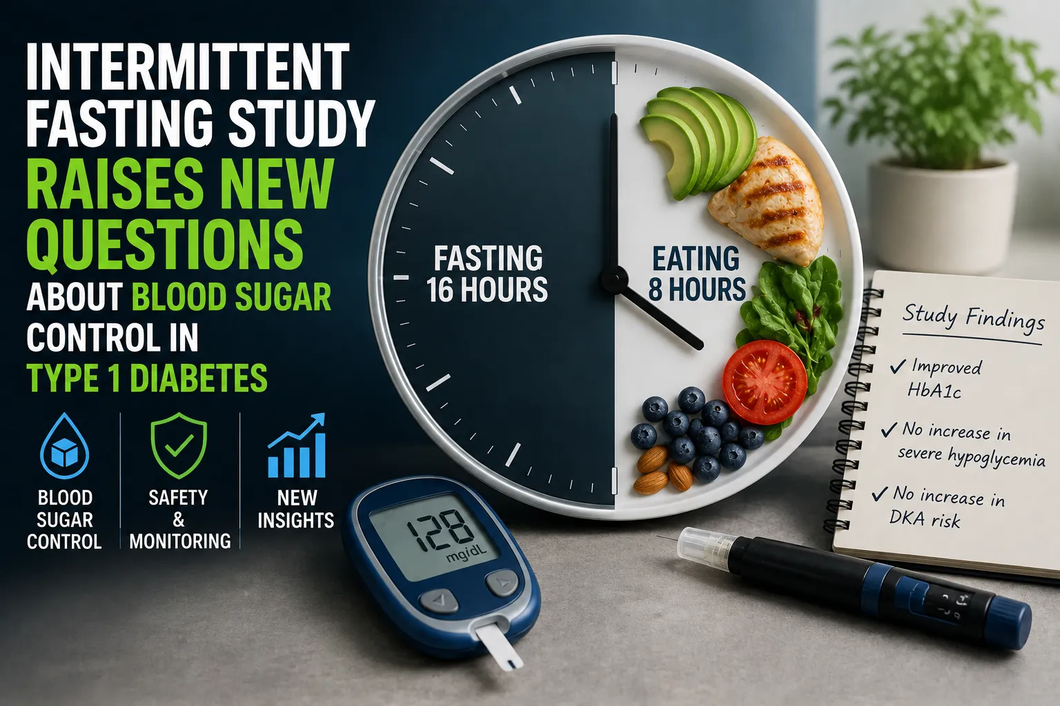 Intermittent Fasting Study Raises New Questions About Blood Sugar Control in Type 1 Diabetes