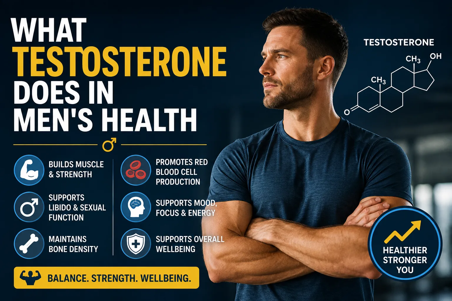What Testosterone Does in Men's Health