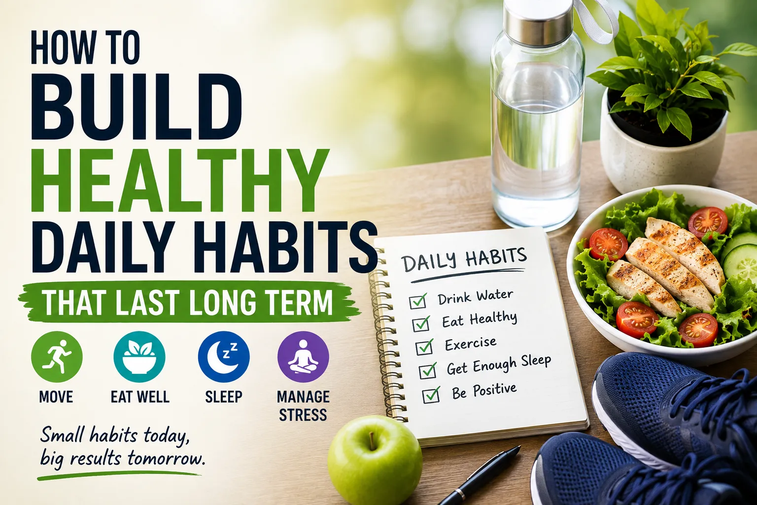 How to Build Healthy Daily Habits That Last Long Term