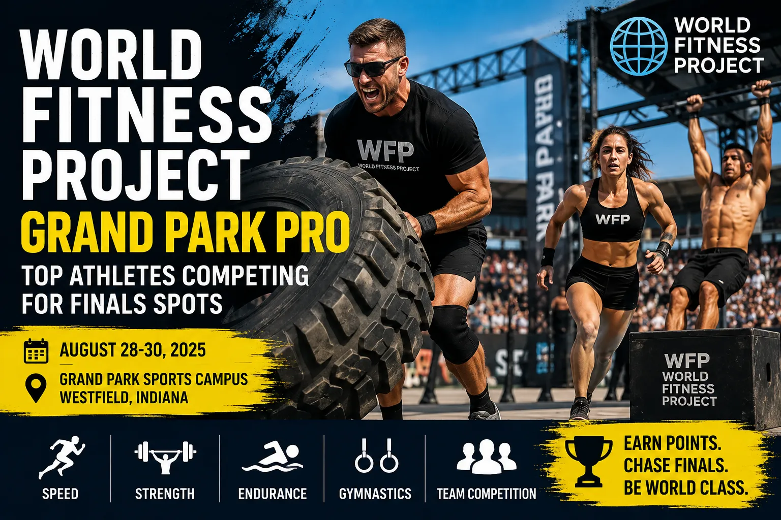 World Fitness Project Grand Park Pro Begins With Top Athletes Competing for Finals Spots