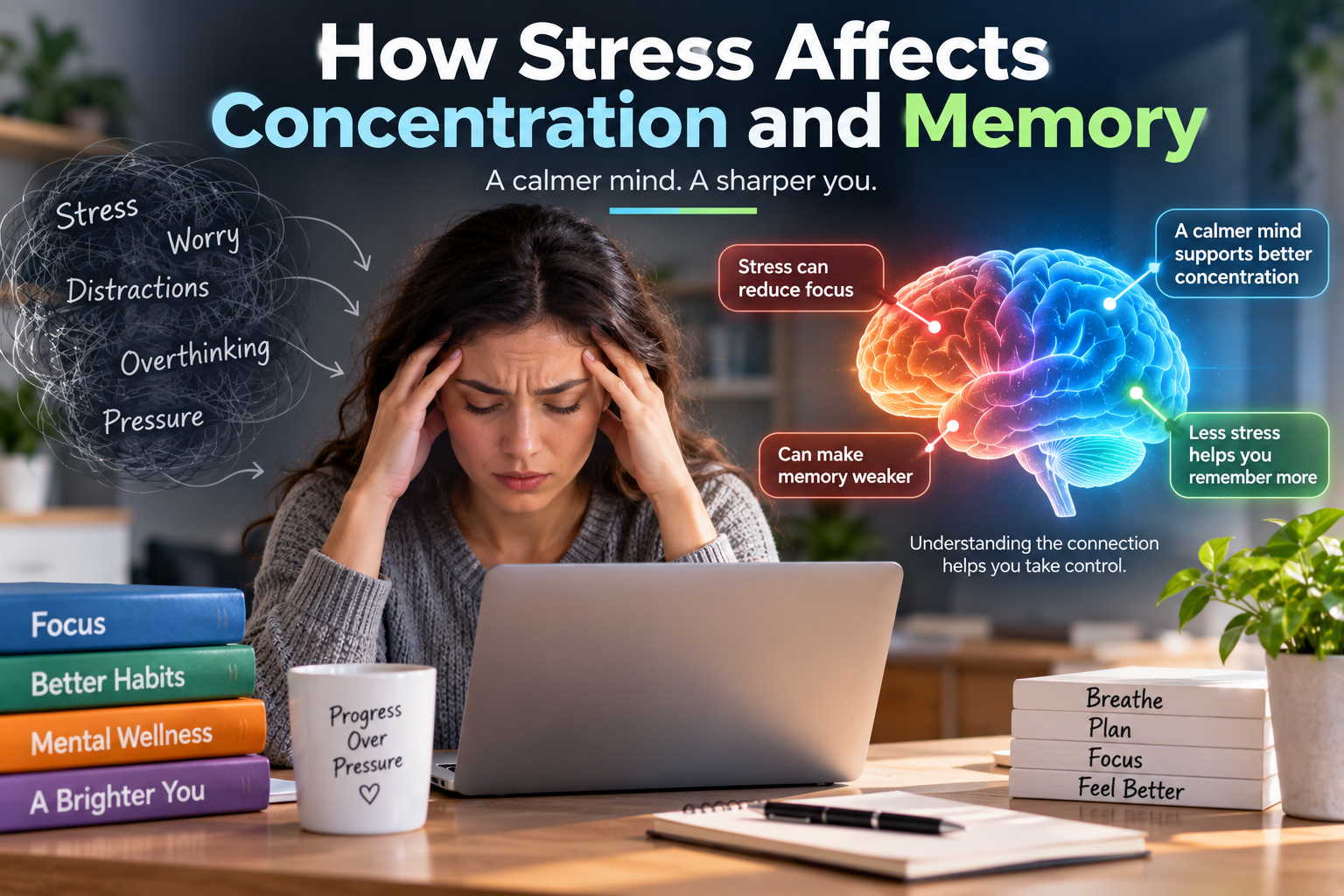 How Stress Affects Concentration and Memory