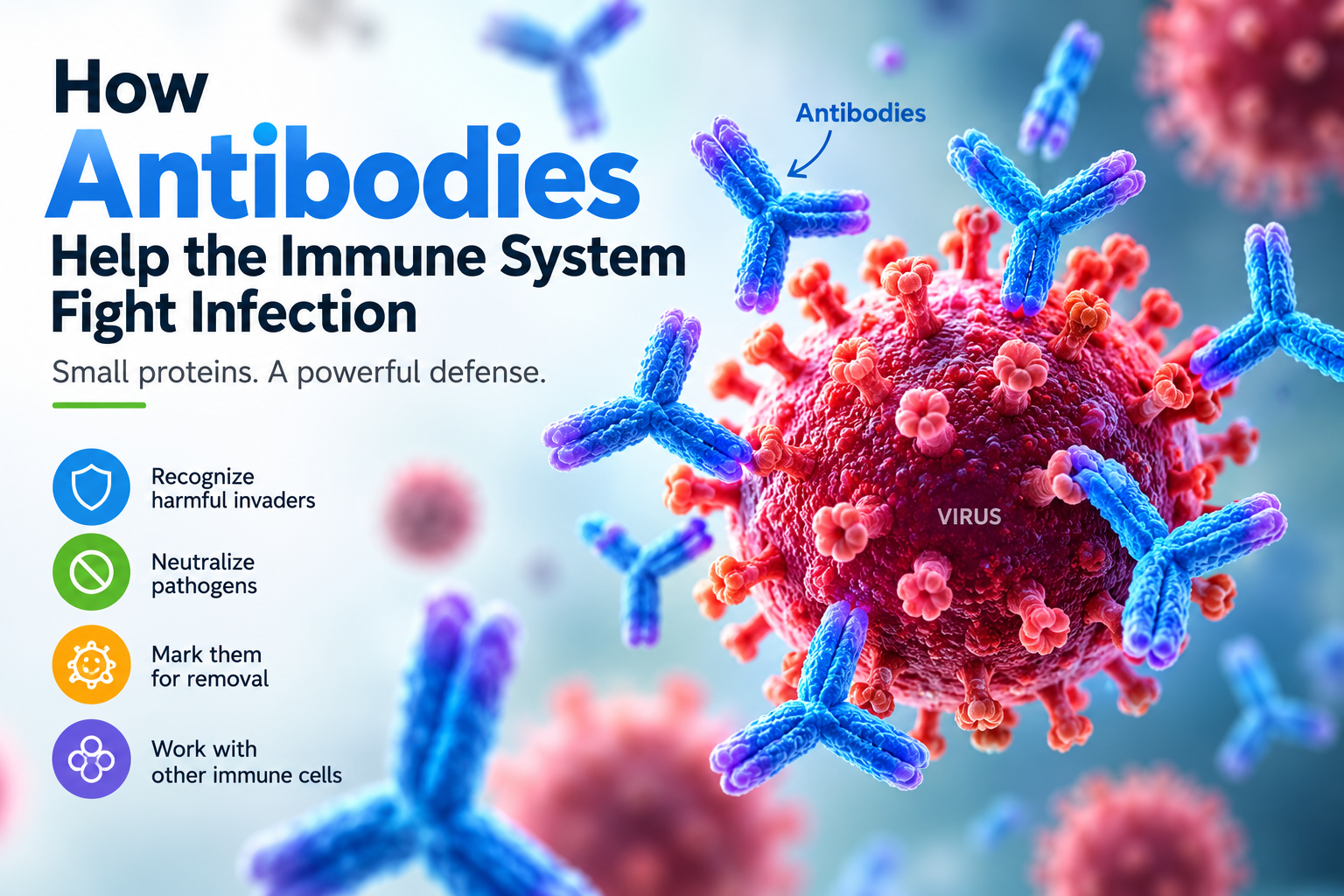 How Antibodies Help the Immune System Fight Infection