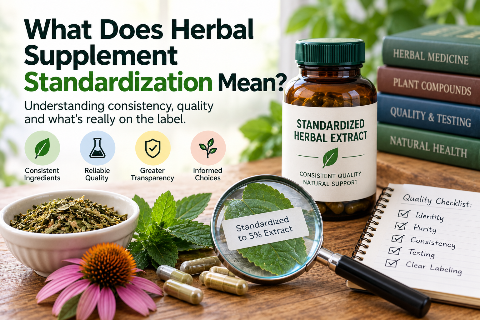 What Does Herbal Supplement Standardization Mean?