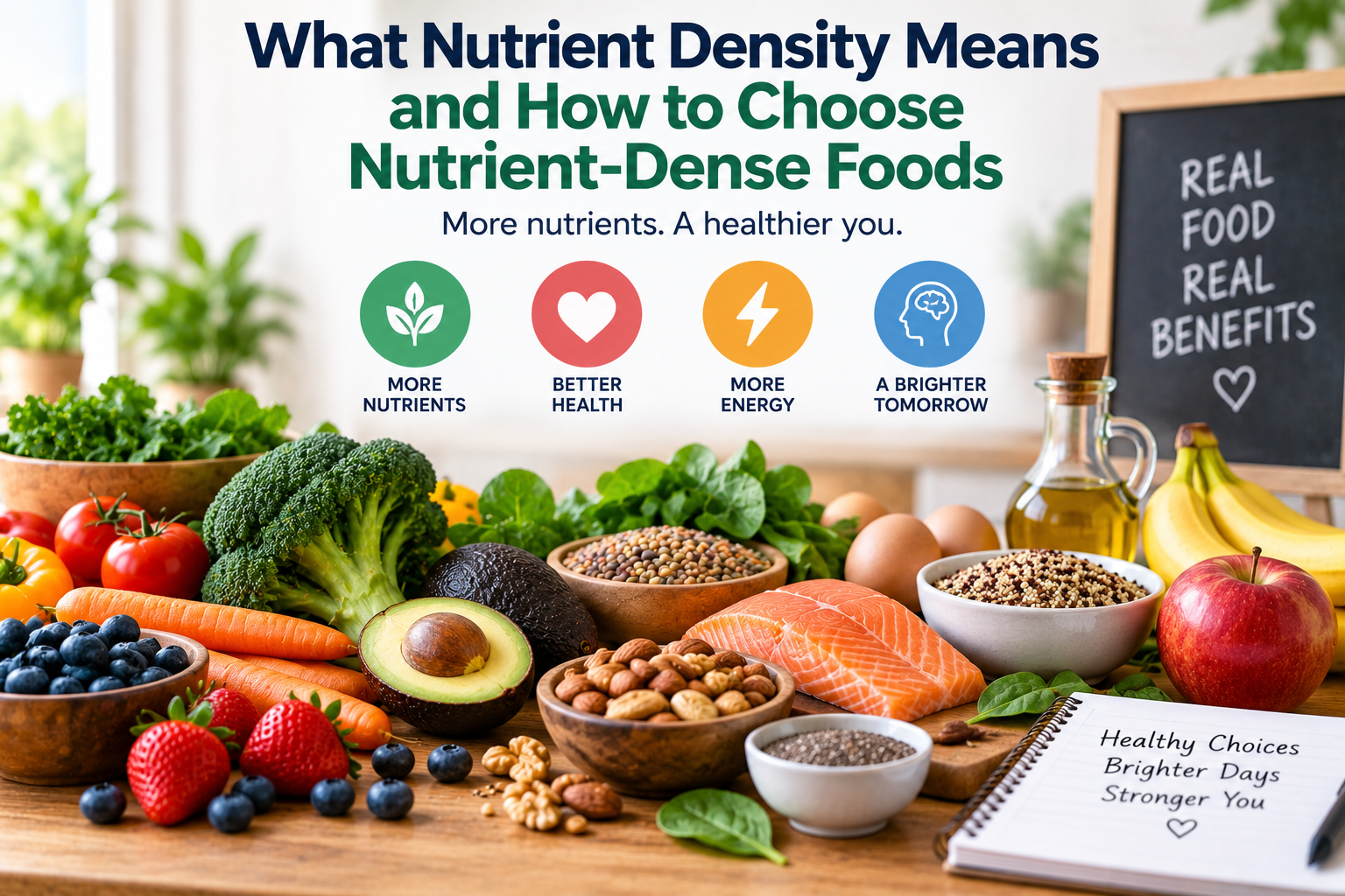 What Nutrient Density Means and How to Choose Nutrient-Dense Foods
